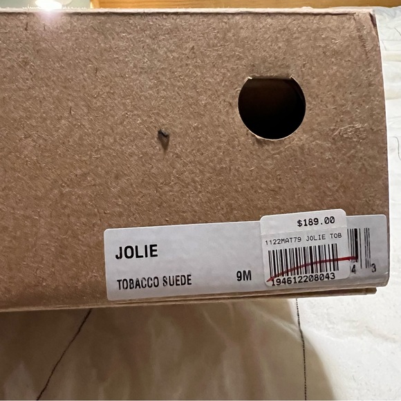 Matisse Jolie Tobacco Suede Clog Bootie Wooden Sole Leather Boots NIB 9 - Picture 12 of 13